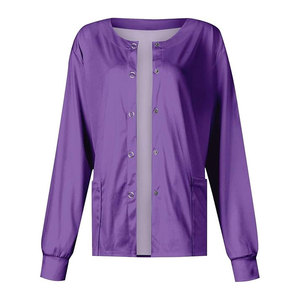 Top <b>Scrubs</b> Jackets Custom Medical Nurse <b>Uniforms</b> <b>Scrubs</b> Jacket for Women Long Sleeve Doctor Hospital <b>Uniform</b> - Product Image 2
