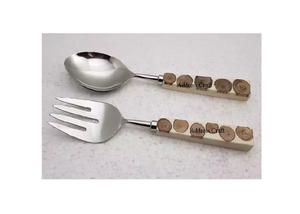 Ensemble de service à salade en acier inoxydable 18/8 à prix abordable outil de cuisine cuillère fourchette outils de service ustensiles de cuisine ensemble de couverts - Product Image 6