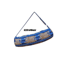 Sac de transport de tapis de yoga en coton matelassé fait à la main indien imprimé floral sac de tapis de 3mm d'épaisseur pour transporter le sac de tapis de yoga essentiel