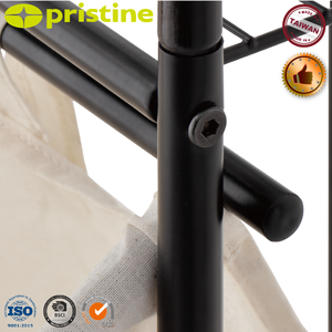 ตะกร้าใส่เสื้อผ้าแบบพกพา2ชั้นตะกร้าใส่เสื้อผ้าพร้อมถุง TC - Product Image 6