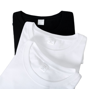 Camisetas con estampado de letras informales para hombre de algodón de Pakistán 100%, estampado personalizado con logotipo en la parte delantera, diseño holgado en blanco, estambre - Product Image 5