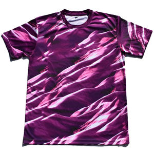 Personalizable 100% poliéster 260 gramos deportivo gimnasio camiseta transpirable de secado rápido para Estilo de vida activo sublimación barato liso T - Product Image 1