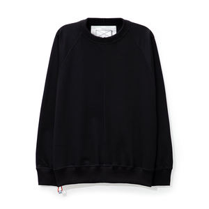 Printemps automne nouveau produit mode américaine sweat-shirt pour hommes 240g poids lourd polaire col rond couleur unie Style de base brodé - Product Image 1