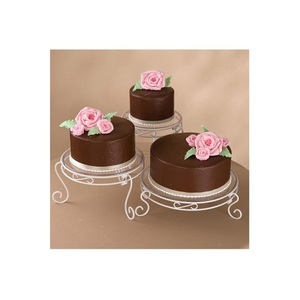 Juego de 4 Soportes para Tartas de Diferentes Tamaños, Calidad Premium, Forma Redonda, Color Dorado, Soporte para Chocolate, Más Vendido - Product Image 4