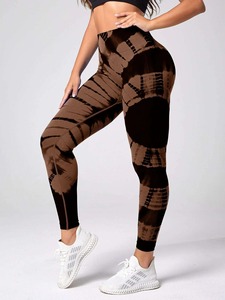 2025 nuevo diseño de mallas para mujer, ropa de entrenamiento para gimnasio, mallas de Yoga transpirables para mujer a la venta - Product Image 5