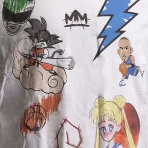 Camisa de manga larga de 3.º grado para hombres y mujeres, estampado artístico ilustrado, algodón blanco, estilo casual creativo, estilo urbano - Product Image 5