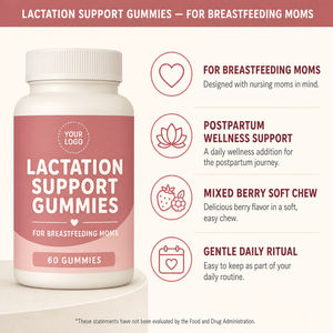 Caramelle Gommose <span class=keywords><strong>per</strong></span> il Supporto alla Lattazione <span class=keywords><strong>per</strong></span> Mamme che Allattano, Benessere Post-Parto, 60 Caramelle OEM - Product Image 4