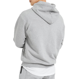 Mejor alta calidad 2025-26 Sudadera con capucha para hombre Otoño Invierno Casual Sudadera con capucha suelta Hombres Pullover Drop Shoulder Sudaderas con capucha de color sólido - Product Image 4
