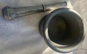 Mortier et pilon en aluminium classique pour restaurant à la maison accessoires de cuisine outils d'herbes et d'épices granit médecine broyeur masher - Product Image 2