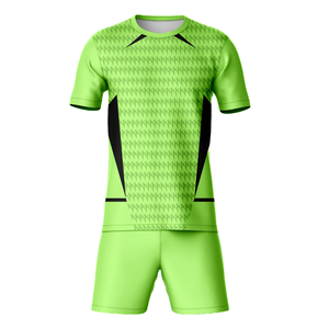 ชุดเสื้อฟุตบอลของผู้ชายชุดกีฬาสองชิ้นระบายอากาศได้โลโก้ปรับแต่งได้คุณภาพสูงเทคโนโลยีการพิมพ์ที่ยอดเยี่ยมคุ้มค่า - Product Image 5
