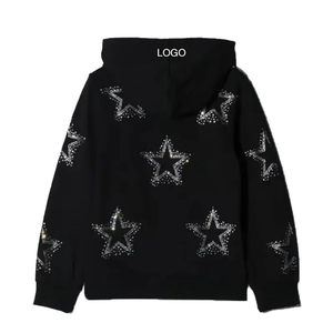 Men's High Quality Customized Logo Winter Hoodie with Full Face Zipper and Horns <b>Design</b> Custom Color & Size - Product Image 1
