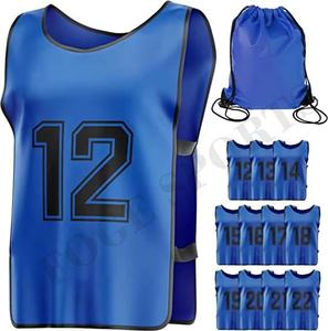 Chaleco Deportivo de Fútbol Ligero para Entrenamiento de Verano, Fabricado en China, Colores y Logotipo Personalizables, Malla de Algodón/Poliéster - Product Image 6