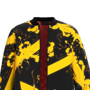 Chaqueta Bomber Sublimada para Hombre, Hecha con Materiales de Alta Calidad, Servicio OEM, Totalmente Personalizada, Chaquetas Bomber con Impresión 3D Resistentes al Viento - Product Image 5