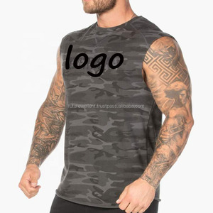 Camisetas sin mangas lisas ajustadas con logotipo de calidad Premium para hombres 2025 nuevo estilo de ropa de calle camiseta sin mangas de Color personalizado para hombres - Product Image 5