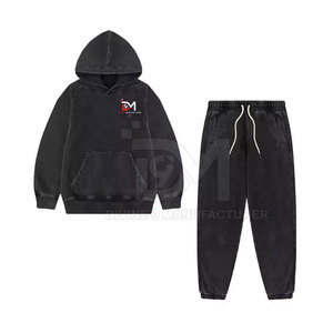 ชุดวอร์มผ้าซักลายกรดของผู้ชายชุดเทรนนิ่งเข้ารูปทันสมัยใส่สบายไซส์ใหญ่พิเศษสำหรับฤดูหนาว - Product Image 1