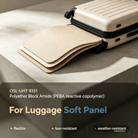 OSL-UHT 9331 Polyether Block Amide PEBA pour semelles de chaussures ultra légères, matériau en mousse à faible densité et à rebond élevé