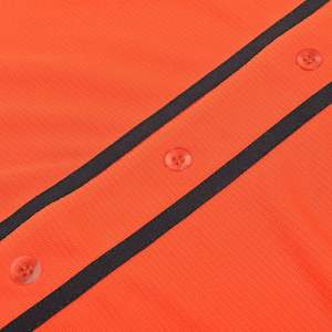 Camiseta de béisbol, camiseta de equipo personalizada, ropa deportiva atlética con botones, uniforme de entrenamiento de manga corta de malla transpirable, cómodo - Product Image 4