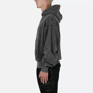 เสื้อฮู้ดผ้าฝ้าย100% สำหรับผู้ชาย,น้ำหนักเบามีไซส์ใหญ่พิเศษทำจากผ้าคอตตอน French Terry - Product Image 2