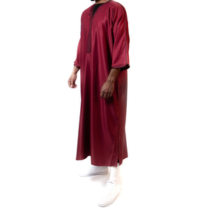 Túnica Árabe de Moda para Hombre, Algodón Modesto, Manga Larga, Nueva Llegada, Talla Grande Musulmana para Otoño - Product Image 1