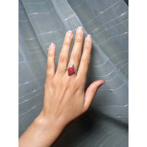 Anillo Zuni Hecho a Mano con Ópalo y Plata de Ley, Chapado en Oro Rosa, Talla 7.5, Engaste Invisible, Chapado en Oro de 18K, Ideal para Regalo - Product Image 5