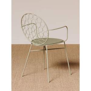 Chaise de salle à manger en métal de conception simple meubles de maison d'intérieur modernes enduits de poudre finis pour les meubles de salon et de chambre à coucher - Product Image 3