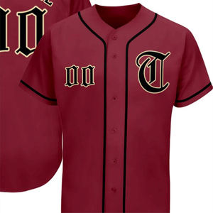 เสื้อเจอร์ซีย์เบสบอลสั่งทำได้ตามต้องการพร้อมชื่อโลโก้ทีมและหมายเลขระบายอากาศได้ - Product Image 5