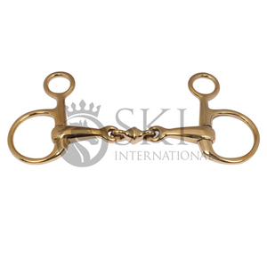 Espuelas ecuestres de acero inoxidable más vendidas, brocas de carreras occidentales, Baucher, doble junta, accesorios completos de latón para montar a caballo - Product Image 1