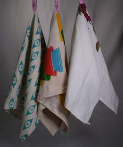 Wholesale 100% Organic Cotton Kitchen Gift <b>Towel</b> Brown Floral Tea <b>Towel</b> Custom Logo Quick-Dry Eco-Friendly Hypoallergenic - Product Image 2