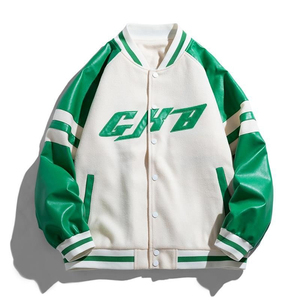 Veste universitaire classique pour hommes, pour le collège et les équipes, avec tissu durable, respirant, séchage rapide, veste de type letterman - Product Image 1