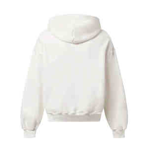 Sweat à capuche zippé pour hommes Sweat à capuche zippé vierge en coton court surdimensionné en polaire Sweat à capuche zippé lourd - Product Image 4