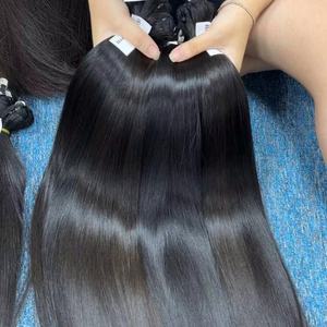 Extensions de cheveux vierges Remy 100% humaines, brins de cheveux vietnamiens bruts, alignés sur les cuticules, vague naturelle, vente en gros - Product Image 1