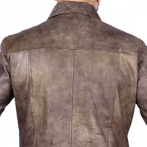 New Style Outdoor Wear <b>Men</b> <b>Leather</b> <b>Jacket</b> Wholesale Manufacturer Street Wear <b>Leather</b> Winter <b>Jacket</b> In Reasonable Price - Product Image 5