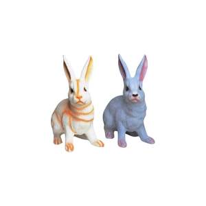 Excelente escultura de conejo, decoración de Pascua, artesanías de Metal, figurita de conejo al por mayor, objetos decorativos de jardín, precio competitivo - Product Image 1