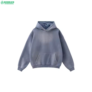 เสื้อฮู้ดดี้คุณภาพสูง ผ้าฝ้าย 100% 450 GSM หนานุ่ม อุ่นสบาย เป็นมิตรกับสิ่งแวดล้อม ระบายอากาศได้ดี ทรงปกติ แฟชั่นทันสมัย สำหรับฤดูหนาว - Product Image 3