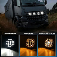 Werkspreis 12V-24V 9 Zoll Runde Dachleuchten LED-Arbeitsscheinwerfer 120W LED-Fahrlicht für LKW SUV 4x4