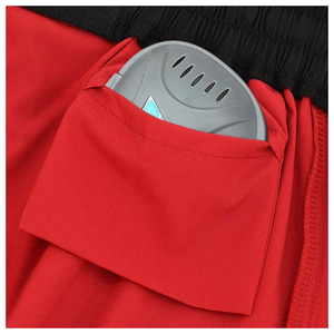 Shorts de boxe UFC de haute qualité de couleur rouge pour hommes, tissu durable, nouveau design, MOQ faible, prix le plus bas, shorts MMA rouges - Product Image 3