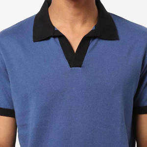 T-shirt polo à manches courtes et look attrayant pour hommes T-shirt polo à la mode pour hommes à prix compétitif - Product Image 5