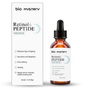 Bio Mystery <b>Face</b> Serum with Retinol & Peptide 33ml Anti-Aging Whitening Oil/<b>Cream</b> for Fine Lines & <b>Sun</b> Spots - Product Image 4