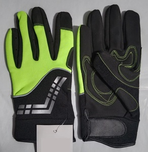 2024 Gants de sécurité de mécanicien en cuir véritable de conception personnalisée noir anti-impact et ignifuge - Product Image 2