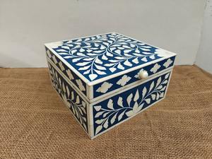 Joyero de moda india hecho de madera nácar de primera calidad impresa con láser disponible para venta al por mayor a granel como Cajas de Regalo - Product Image 4