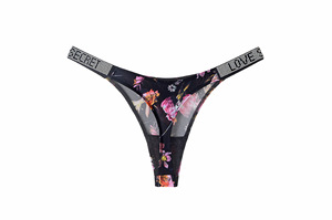 Slip perizoma con strass lucidi e sexy per fitness femminile, sport, sollevamento fianchi, vita bassa, taglio a vita alta - Product Image 4