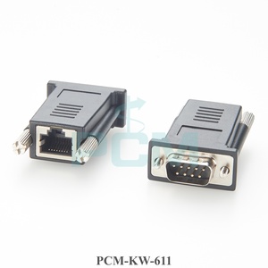 Adaptador Cruzado RJ45 Hembra a DB9 9 Pines Macho Compatible con Avocent ADB0037 para Comunicación Serial RS232 CNC PLC - Product Image 5