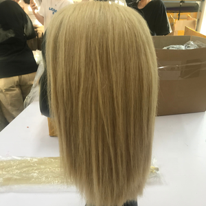 100% cabello virgen crudo cabello liso vietnamita, peluca de cabello rubio, pelucas de cabello humano 100% - Product Image 5