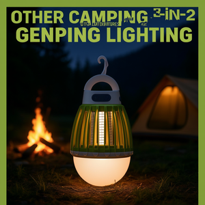 GENIUS Éclairage de camping 3-en-1 : La solution ultime pour les aventures en plein air - Product Image 3