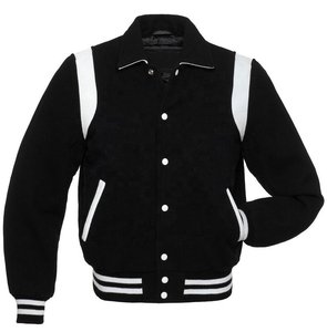 Custom Logo Unisex Kids Varsity <b>Baseball</b> <b>Bomber</b> <b>Jackets</b> Causal Slim Fit Button CollegeBaseballjacket for men DDP Shipping - Product Image 3