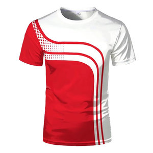 2024 microfibre hommes coupe ajustée à manches courtes T-Shirt haute qualité respirant séchage rapide 180 grammes Pakistan numérique sport impression - Product Image 4
