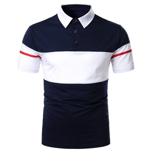 Venta al por mayor de alta calidad de Europa y América Nuevos paneles superiores de alta calidad Polo para hombre Camisetas de talla grande para hombre - Product Image 2