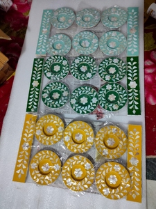 Juego de bandeja para servir de nácar de color y tamaño personalizable hecho a mano con quemador de incienso y caja para Bakhoor - Product Image 4