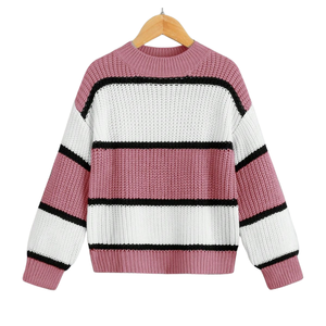 Suéteres Infantiles de Invierno Duraderos, Ecológicos, Antibolitas, Fabricante OEM, Prendas de Punto de Algodón, Suéter Suave con Bolsillo Delantero - Product Image 2