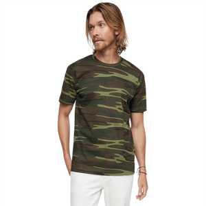 T-shirt camouflage urbain pour jeunes 100% coton col rond à manches courtes T-shirt camouflage Durable et respirant chemise d'extérieur - Product Image 3